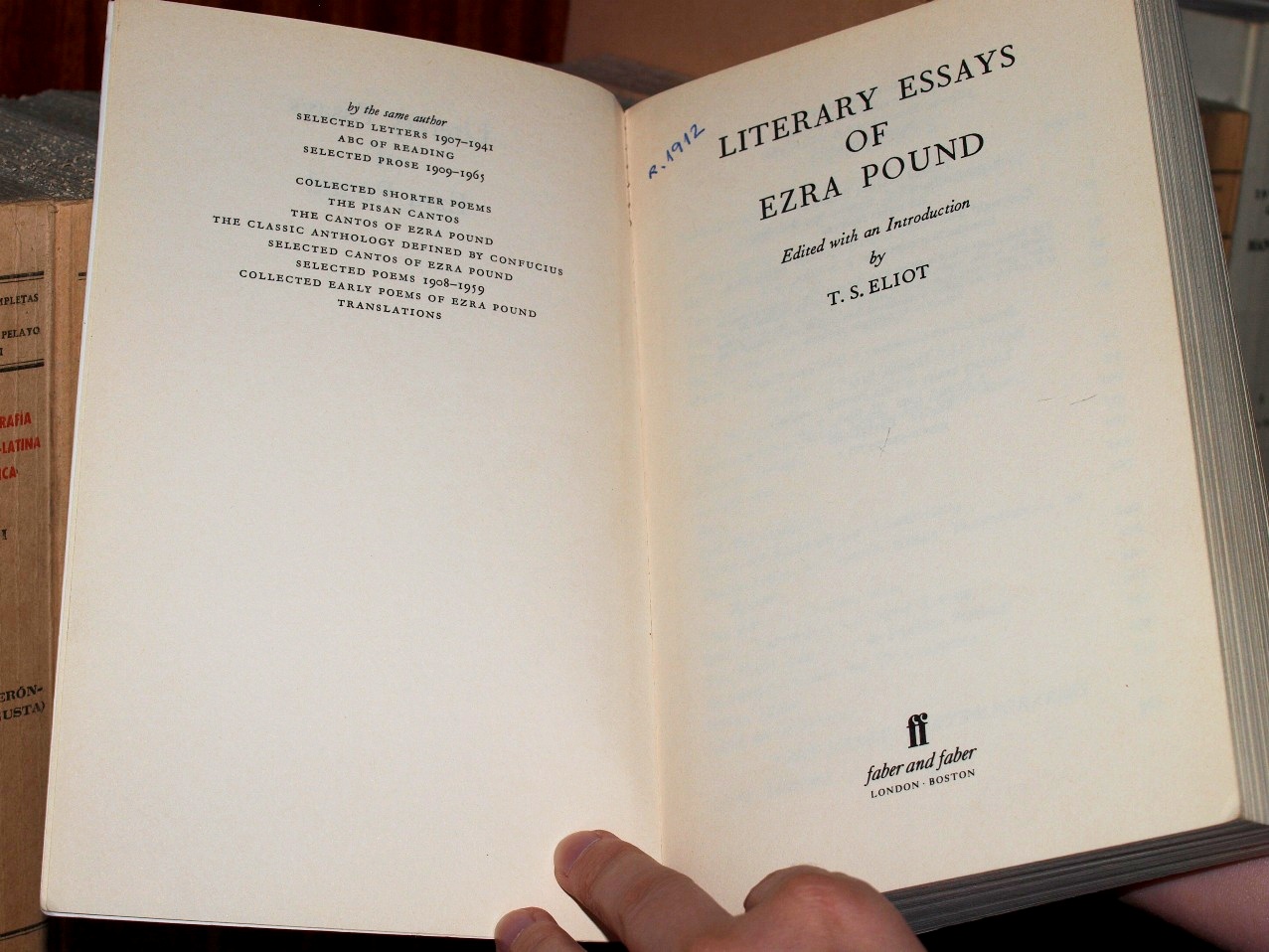 Ezra Pound Critical Essays
